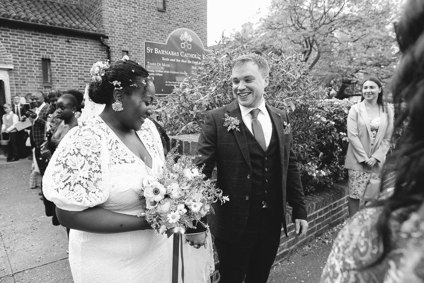 Documentary style Wedding Photography at Hampton Court House